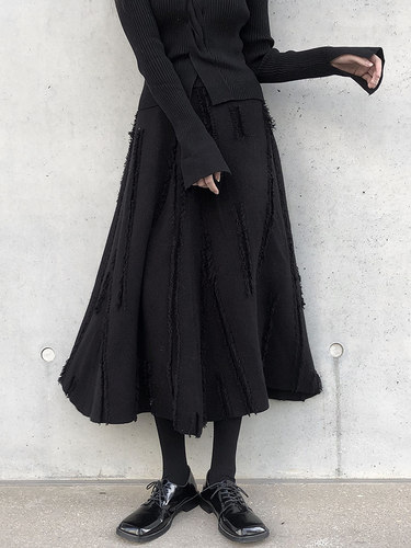 陆与山屿半身裙山本耀司