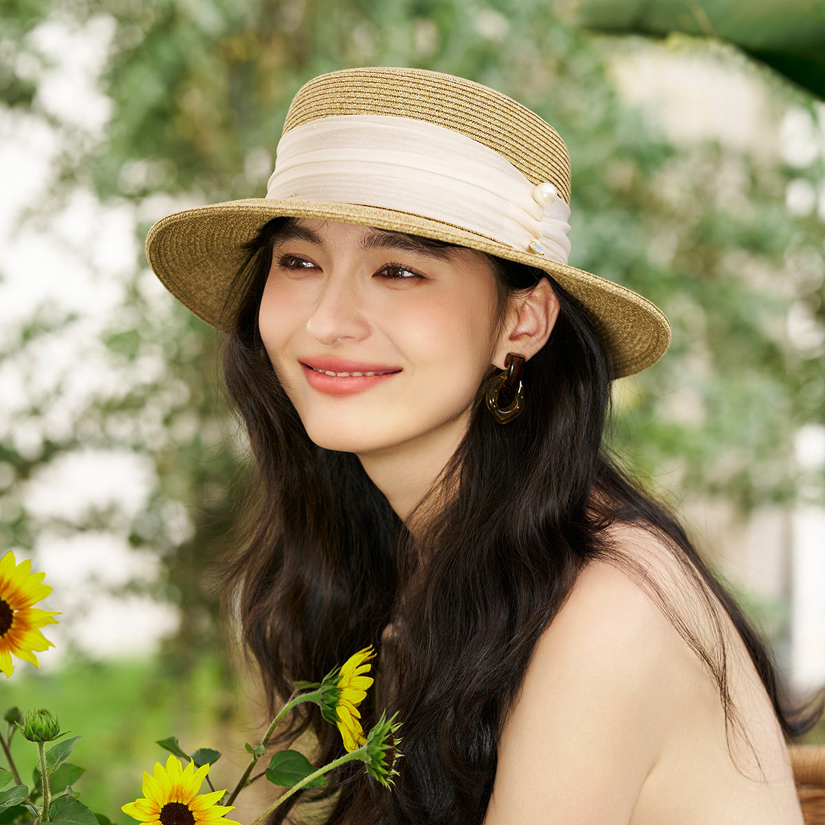 帽子遮阳帽女防晒防紫外线草帽帽子女款2026新款2026巨好看的帽子