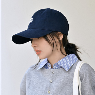 真享棒球帽女2025新款鸭舌帽宽帽檐显脸小帽子时尚百搭遮阳防晒帽