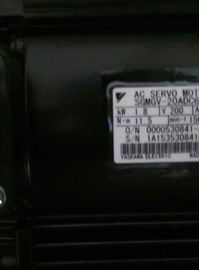 全新原装安川伺服电机SGMGV-20A3C61正品现货包邮