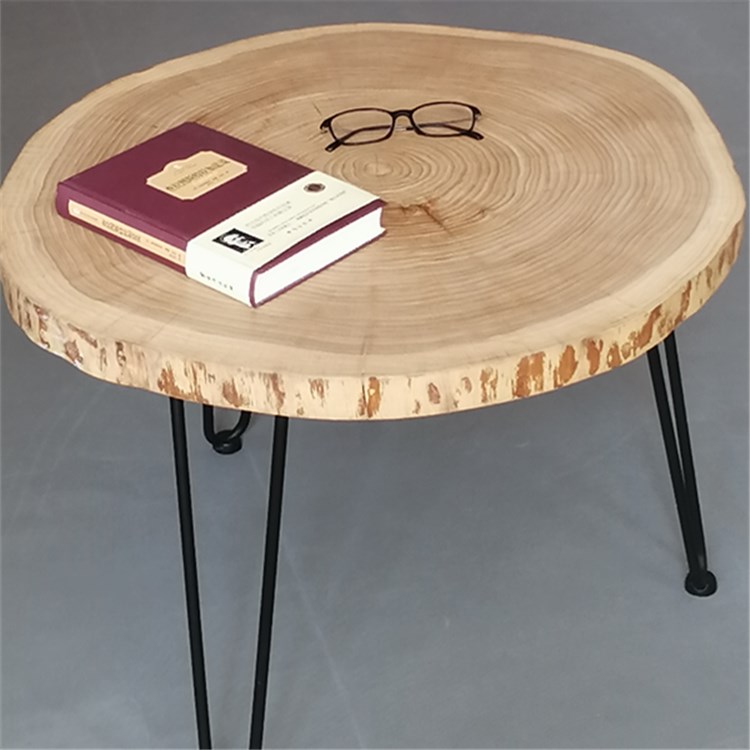 Log Corner table sofa Side table Iron art The original ecology tea table leisure time Elm Transverse section tree Ring Tablein the Residential furniture , Categories , Corner a few/Side  category - from Buy2taobao.com to provide professional Taobao agent buy service