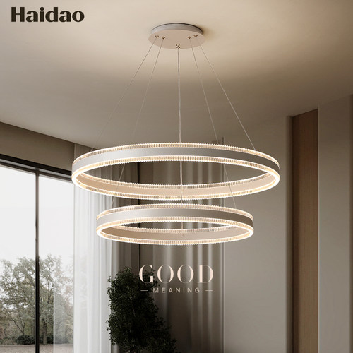 全光谱饭厅灯现代简约客厅吊灯防蓝光卧室主灯LED护眼无频闪灯具