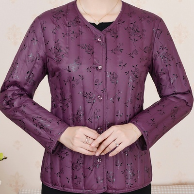 2025冬季新款羽绒服内胆中老年女士轻薄保暖羽绒内衣妈妈秋冬装