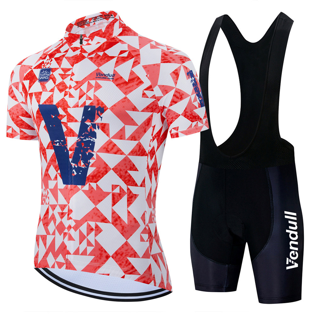 新款PAS团队版运动短袖骑行套装