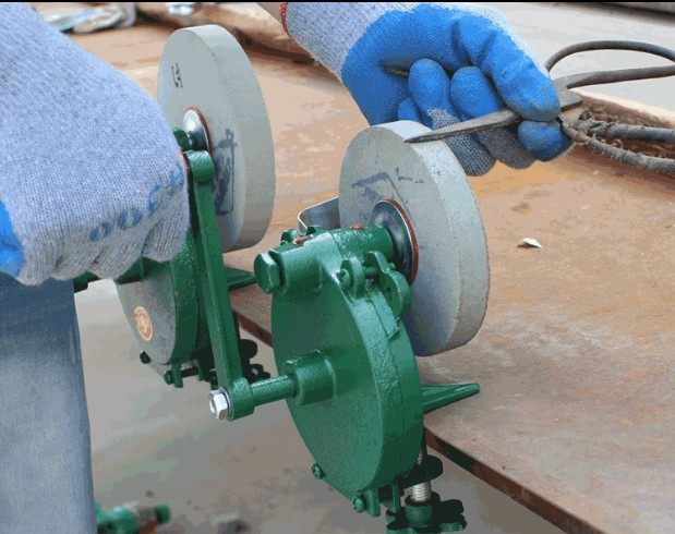 磨刀机轻型磨刀4寸手摇砂轮机 小型 家用 台式方便手动硬度高6寸