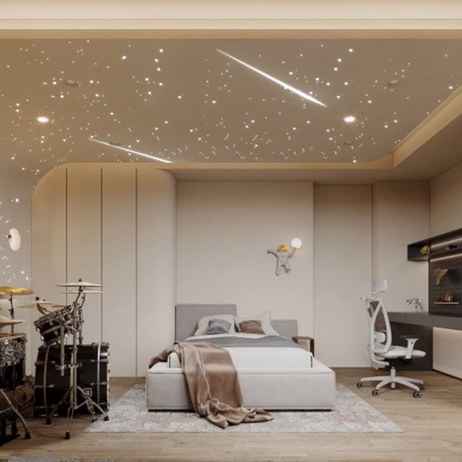 无缝石膏板星空顶防火防潮厂家