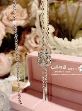 流苏链女项链轻奢小众家超腰女尚