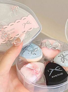 艾蓓拉everbab的粉扑植绒散粉扑气垫粉底液专用拇指不吃粉定妆扑