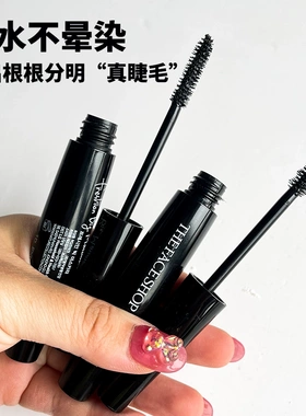 正品韩国thefaceshop菲诗小铺黑杆睫毛膏定型浓密防水卷翘加密长