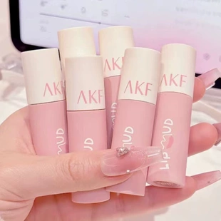 AKF唇泥m07不沾杯掉色雾面哑光口红学生小众款 品牌豆沙色afk唇釉