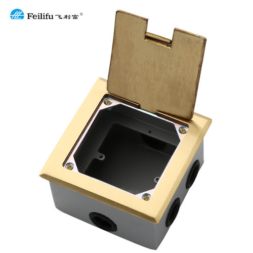 开启式全铜防水地插面板地面插座