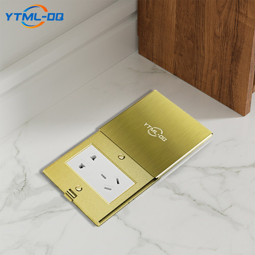 YTML-DQ86型推拉式全铜地插座