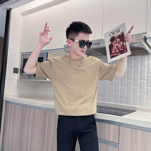 155矮个子纯色短袖男夏季薄t恤简约百搭XS码体恤上衣小个子打底衫