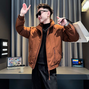 冬季保暖棉衣男小码男装潮牌棉服S号XS155矮小个子高级感加厚外套