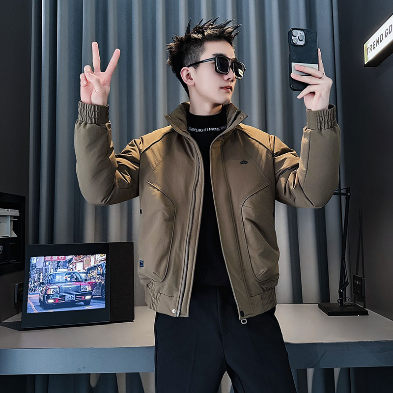 155小个子男士加厚立领棉衣