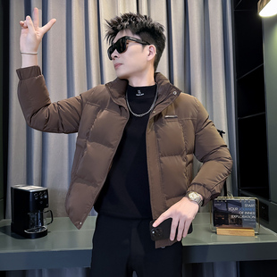 矮个子短款棉衣男冬季立领加厚保暖外套高级感修身棉袄XS小码棉服