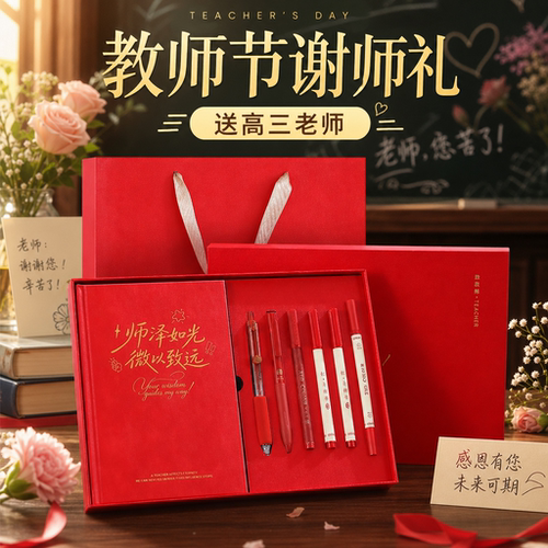 教师节礼物送女老师2026新款红笔