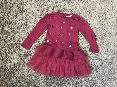 新款春秋款高端童装 秋冬儿童毛衣裙酒红色宝石女童针织连衣裙子,童装/婴儿装/亲子装,连衣裙,淘宝优惠券,粉丝福利购,淘宝优惠卷