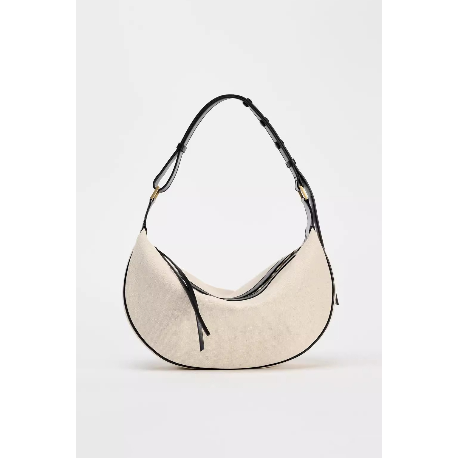 Z家新款大容量帆布单肩腋下女包