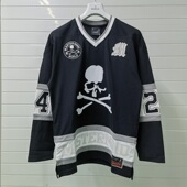 Mitchell Ness 训练服 MMW TEE 长袖 网眼 MMJ 重磅刺绣