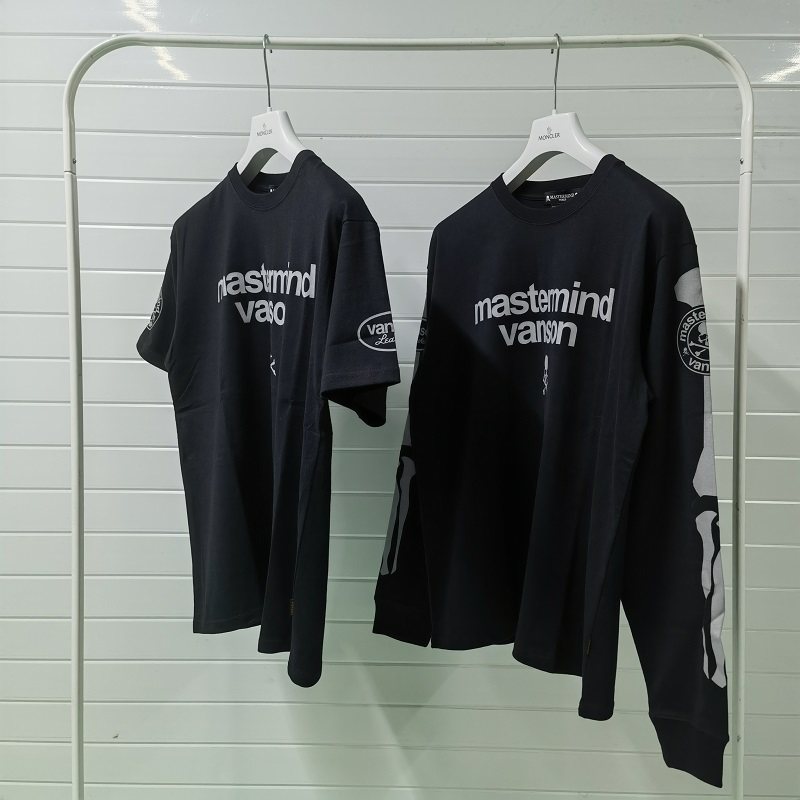 MMJ MMW x VANSON 24FW 合作款 机车风格 短袖TEE 长袖TEE