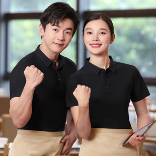 印logo刺绣字订做厂服文化衫 夏季 工作衣服装 定制polo衫 t恤男 短袖