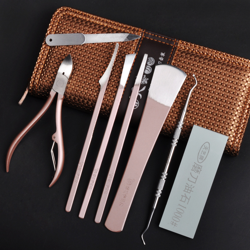 天艺扬州三把刀修脚工具套装嵌甲钳甲沟专用指甲钳修脚器鹰嘴钳子