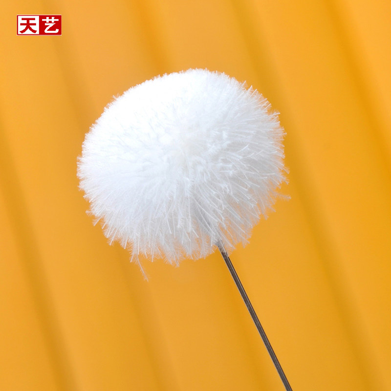 天艺掏耳朵挖耳掏耳清洁采耳工具毛毛棒小圆头加密银针鹅毛棒单支