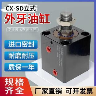 薄型模具油缸液压缸方形小油缸CX 外牙系列液压油缸小方缸 SD立式