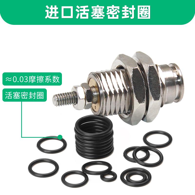 MPE针型外螺纹单作用迷你微形单动小气缸CJPB6X10X15-5*10X15X20B