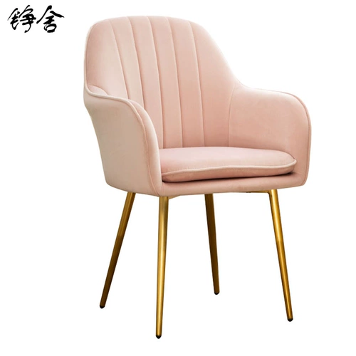 Скандинавский современный стул для отдыха, дома, обеденный стул, светлый роскошный стиль, красота, интернет-стул знаменитостей, спинка, макияж, маникюр, туалетный стул
