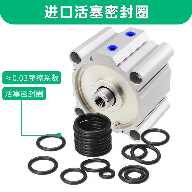 CQ2B/SDA大缸径薄型气缸ACQ125/140/160/180/200X10X20X30X40X50S