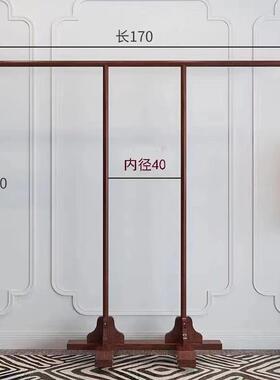 汉服专用衣架中式木质衣架落地式汉服展示架立式实木汉服衣架