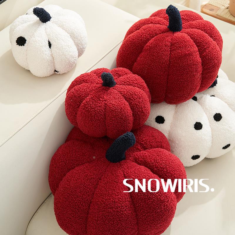 节日创意南瓜抱枕新年红色氛围靠垫客厅沙发卧室床头装饰异形枕