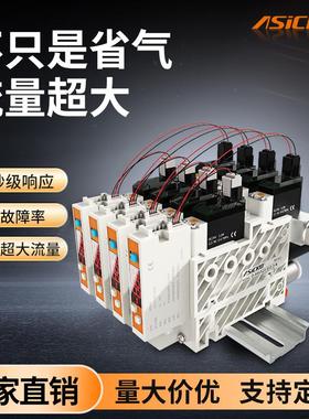 ASICKO集成式真空发生器吸破一体多级电磁阀组多功能AKVS23大流量