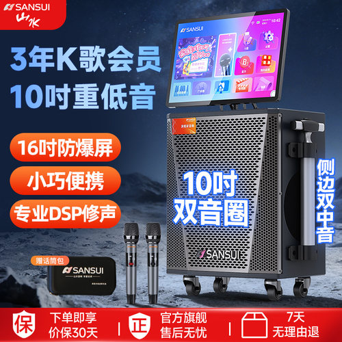 山水TD106重低音一体机带显示屏