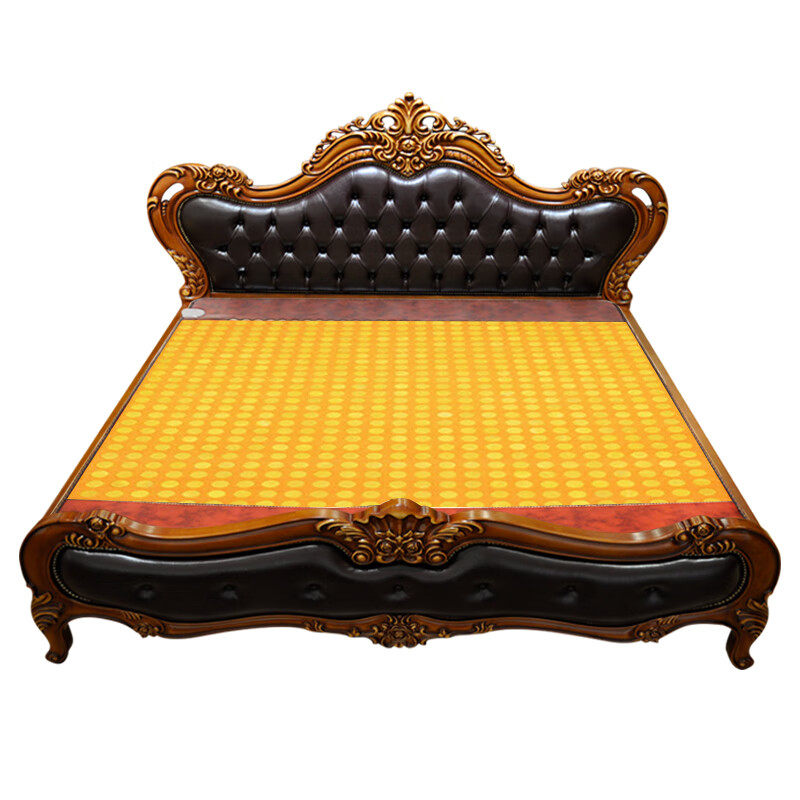 玉石床垫加热黄玉床垫智能恒温电加热双温双控理疗养生垫子单双人