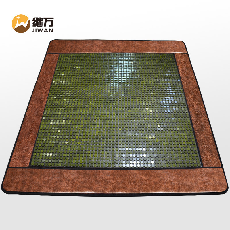 玉石电加热床垫黄金玉双人床垫25mm平面粘扣玉石发热汗蒸热敷理疗