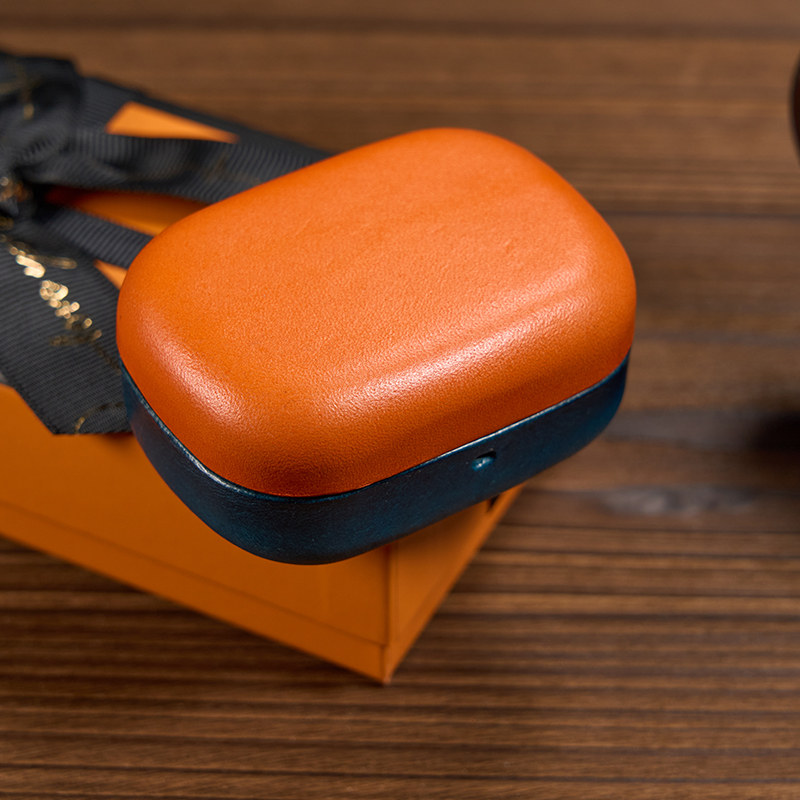 适用于B&O beoplay EX蓝牙boex耳机保护套Beoplay Eleven耳机套植鞣革真皮保护定制