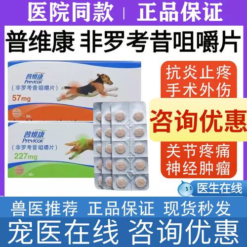 普维康犬用非罗考昔片止疼药