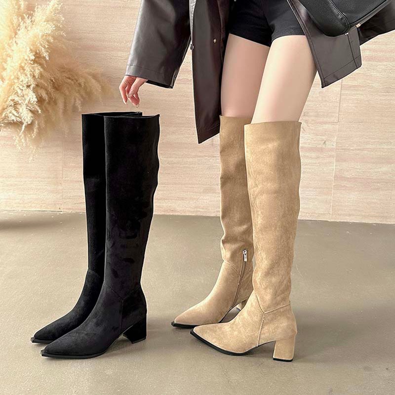 610-3长靴女长筒高筒2025新款5cm