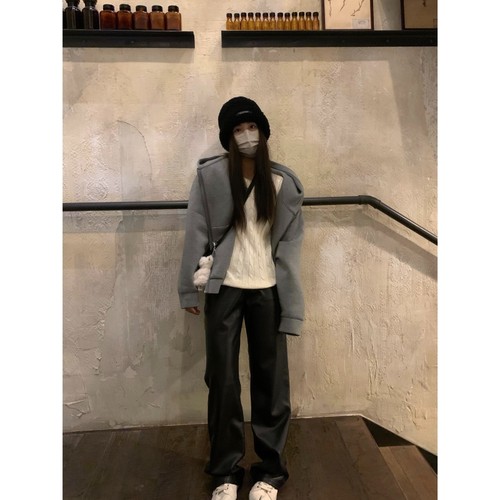 自然腰百搭长裤显瘦休闲裤