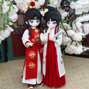 come4free87版红楼梦BJD系列盲盒林黛玉周边关节可动人偶手办公仔