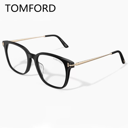 新款TOMFORD汤姆福特眼镜框TF6106-D-B近视眼镜架板材加金属全框