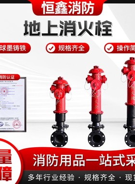 地上式消火栓室外消防栓地上栓SS100/65-1.6SS150室外地上取水栓