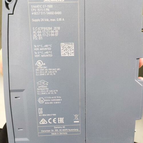 议价S7-1500 CPU 1511-1 PN可维修客服询价确认