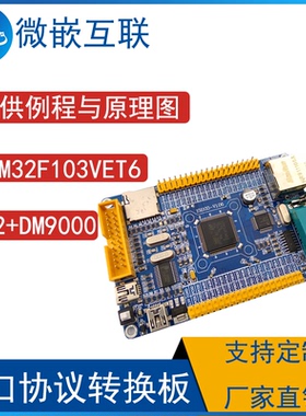 STM32F103VET6 DM9000CEP网络转双串口开发板LWIP FSMC总线 MQTT