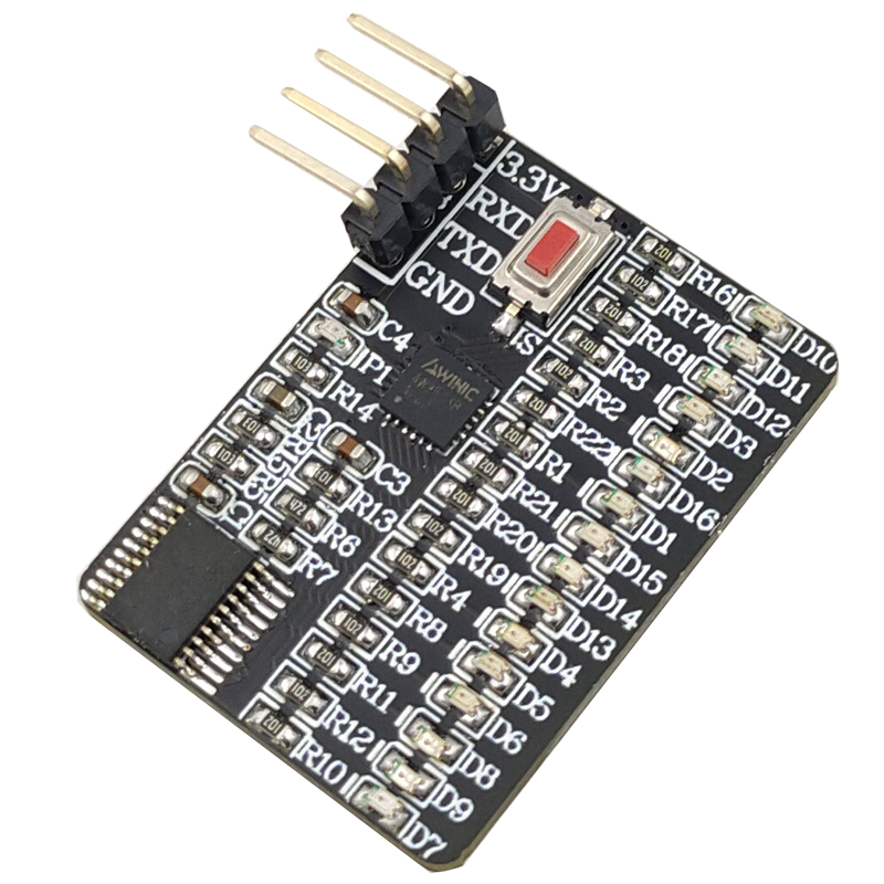 微嵌互联AW9523B开发LED