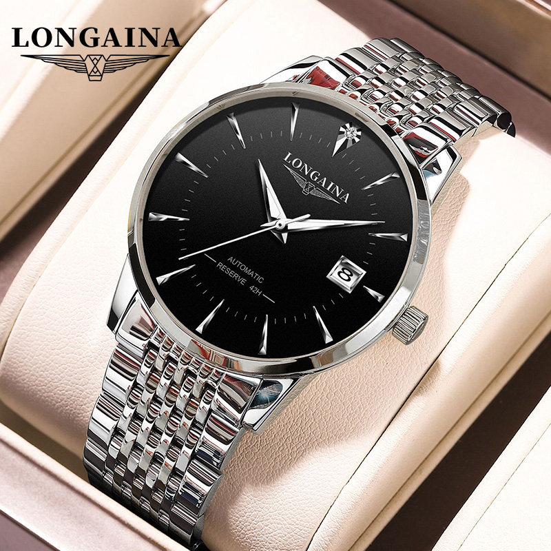 2025新款正品冲浪琴师手表男士全自动机械表商务简约防水高档腕表