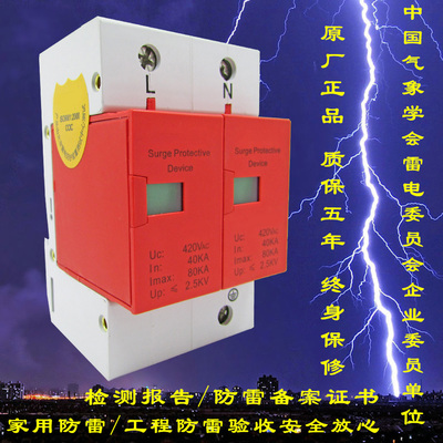 一级电源防雷器80ka2p保护器